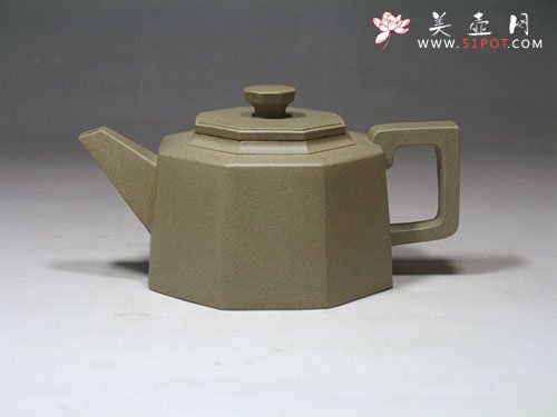 紫砂壶图片：六方高壶 - 美壶网