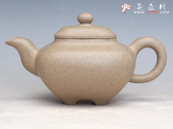 紫砂壶图片：传炉 青灰泥 - 美壶网