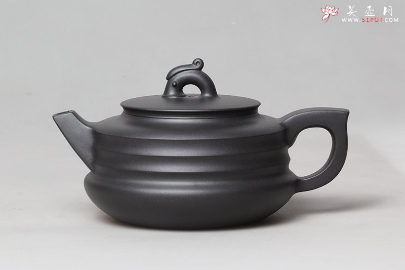 紫砂壶图片：碧玉韵泉壶 - 美壶网
