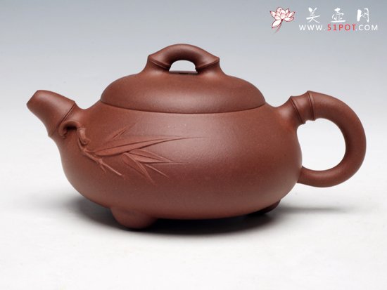 紫砂壶图片：竹韵 - 美壶网