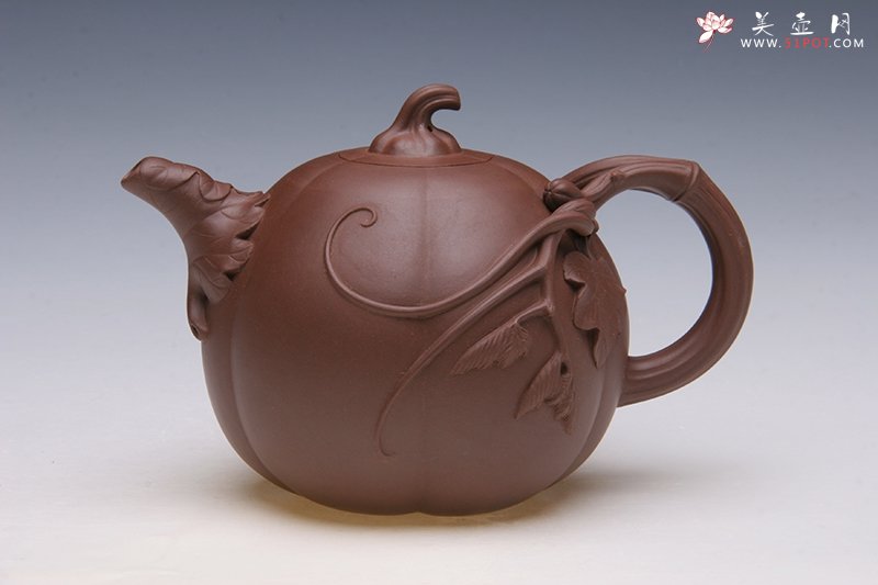 紫砂壶图片：束腰高南瓜 - 美壶网