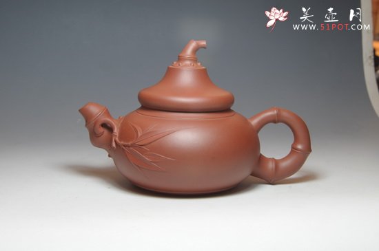 紫砂壶图片：竹节葫芦 - 美壶网