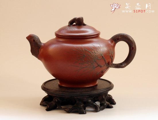 紫砂壶图片：松针 - 美壶网