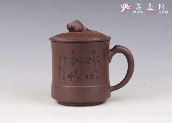 紫砂壶图片：鱼乐 - 美壶网