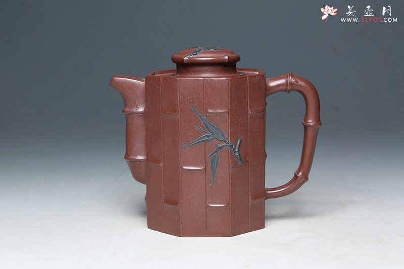 紫砂壶图片：竹影清风 - 美壶网