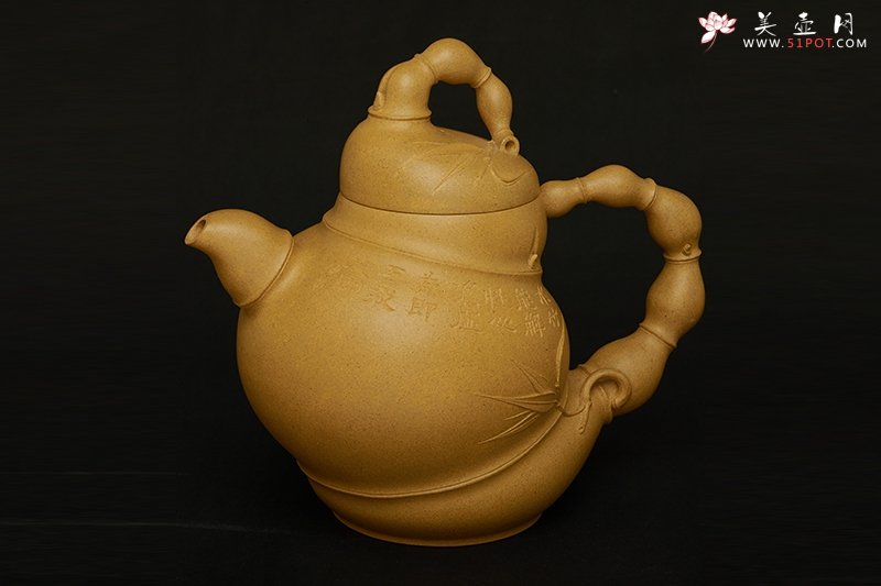 紫砂壶图片：大度竹 - 美壶网