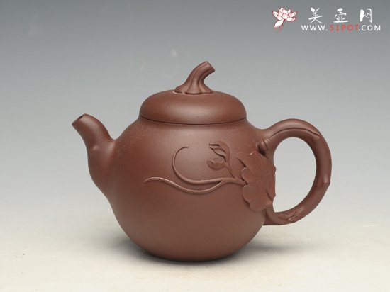 紫砂壶图片：南瓜壶   容量：250cc - 美壶网