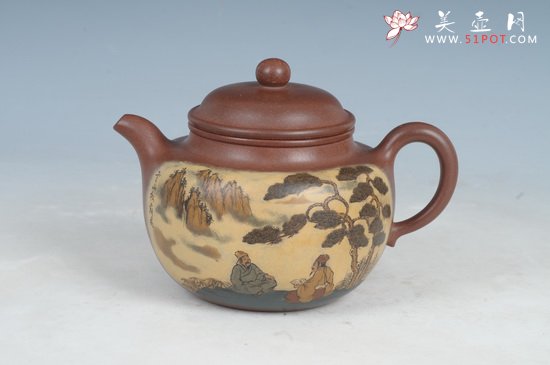 紫砂壶图片：春色掇只 - 美壶网