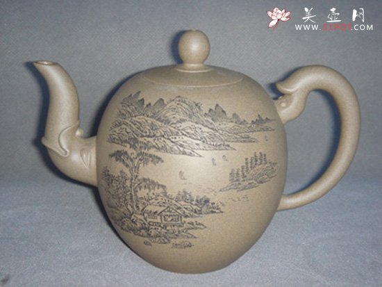 紫砂壶图片：龙蛋壶 - 美壶网