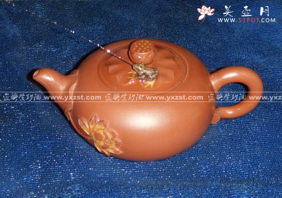 紫砂壶图片：喷水莲花 - 美壶网