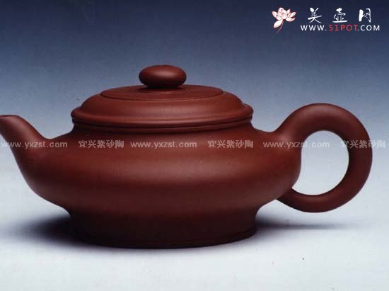紫砂壶图片：虚扁 - 美壶网