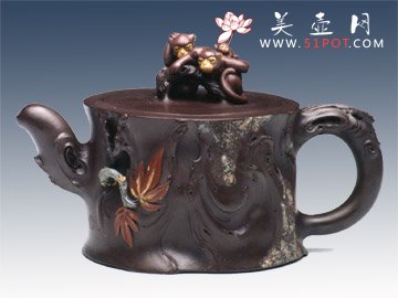 紫砂壶图片：代代封侯 - 美壶网