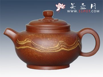 紫砂壶图片：福菱绞泥 - 美壶网