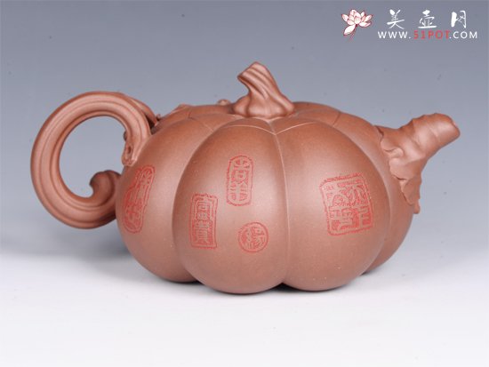 紫砂壶图片：南瓜壶 - 美壶网