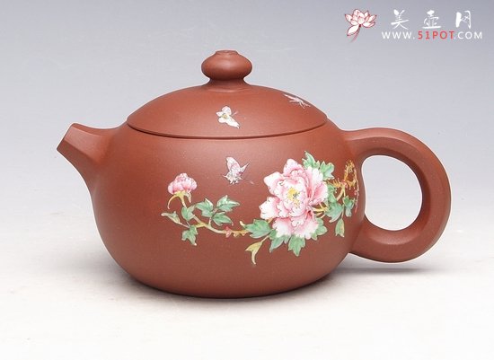 紫砂壶图片：国色天香 - 美壶网