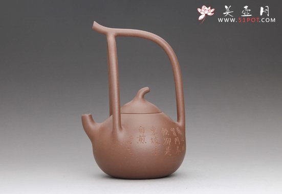 紫砂壶图片：匏瓜提梁 - 美壶网