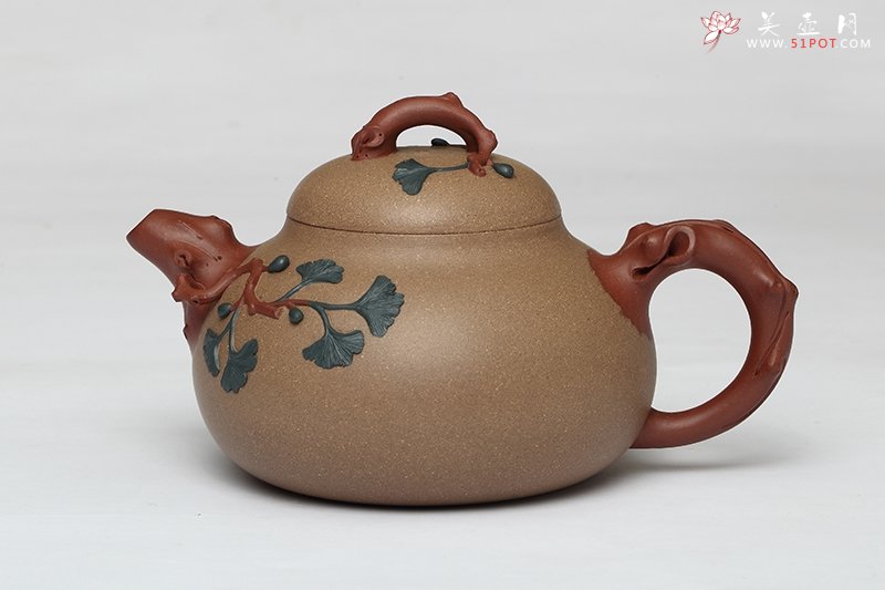紫砂壶图片：银杏 - 美壶网