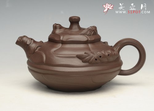 紫砂壶图片：风卷葵 - 美壶网