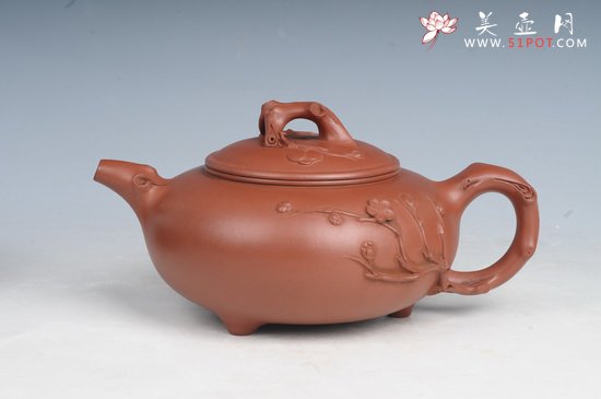 紫砂壶图片：三角梅 - 美壶网