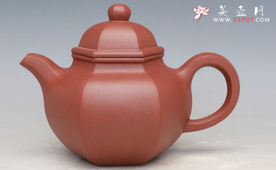 紫砂壶图片：六方掇球壶 - 美壶网