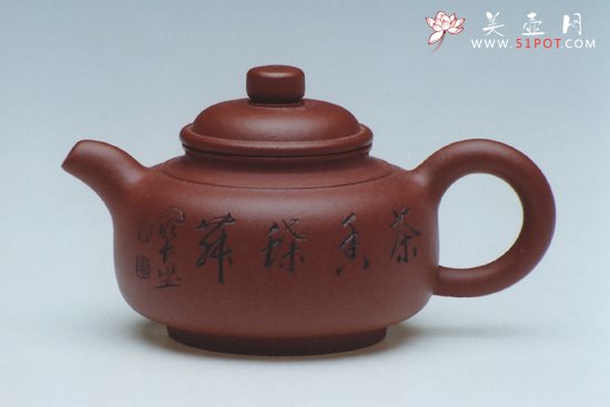 紫砂壶图片：小风月诗篇（手工调砂泥） - 美壶网