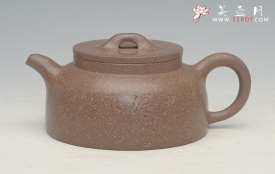 紫砂壶图片：平盖莲子 - 美壶网