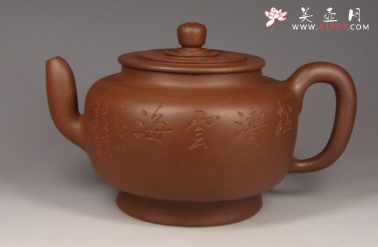 紫砂壶图片：小平盖古莲 - 美壶网