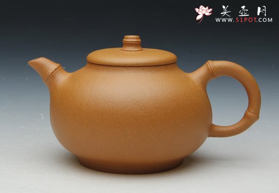 紫砂壶图片：竹韵壶 - 美壶网