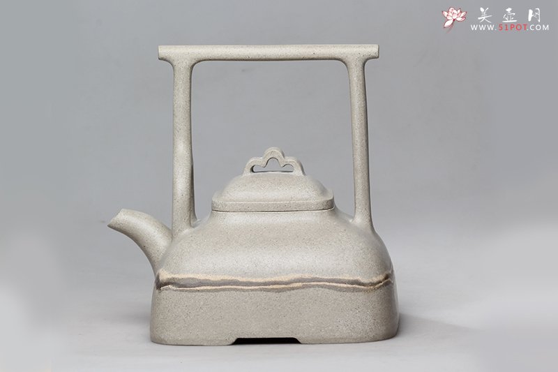 紫砂壶图片：弧菱提梁 - 美壶网