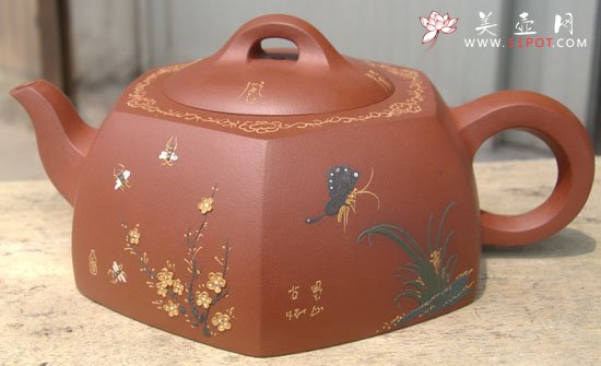 紫砂壶图片：岁寒三友 - 美壶网