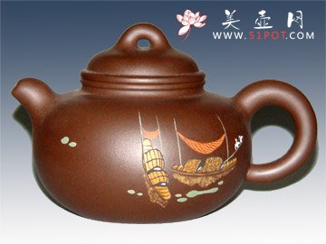 紫砂壶图片：水乡风情高惠平 - 美壶网