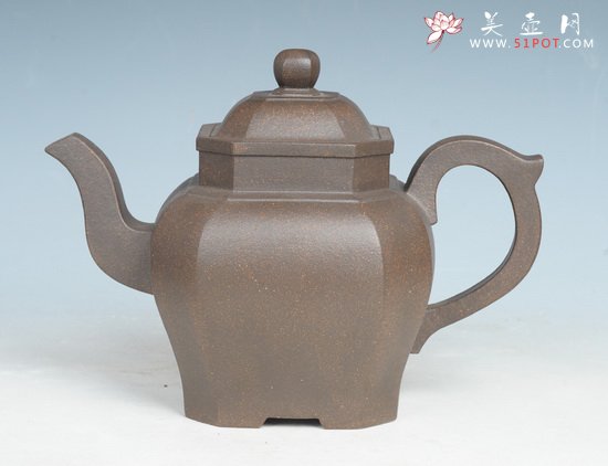 紫砂壶图片：六方鼎壶 - 美壶网