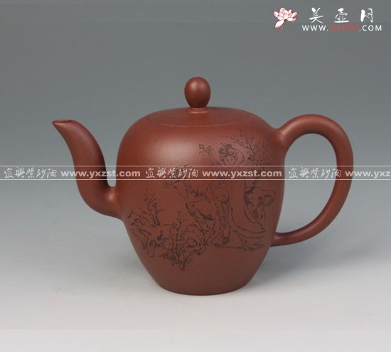 紫砂壶图片：四大美女_昭君出塞 - 美壶网