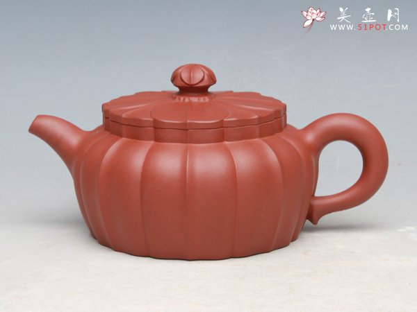 紫砂壶图片：菊瓣筋囊 - 美壶网