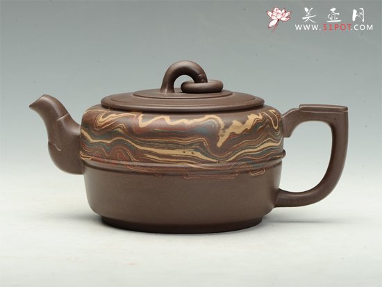 紫砂壶图片：绞泥集玉 - 美壶网