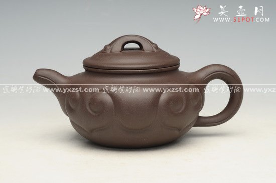 紫砂壶图片：仿古如意 - 美壶网
