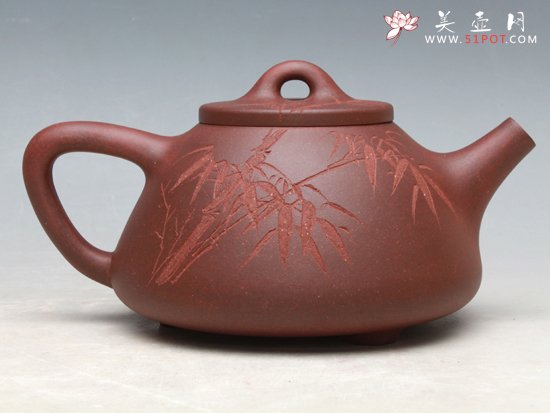 紫砂壶图片：子冶石瓢深井老泥 - 美壶网