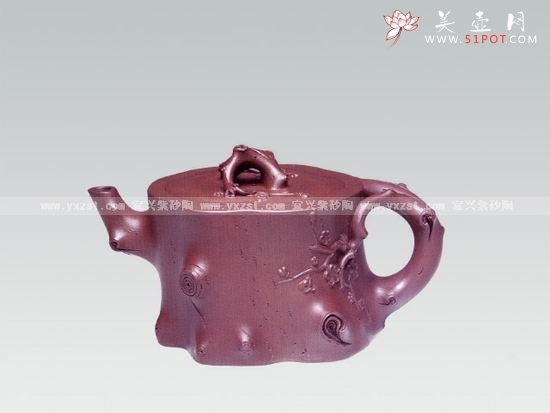 紫砂壶图片：梅桩壶 - 美壶网