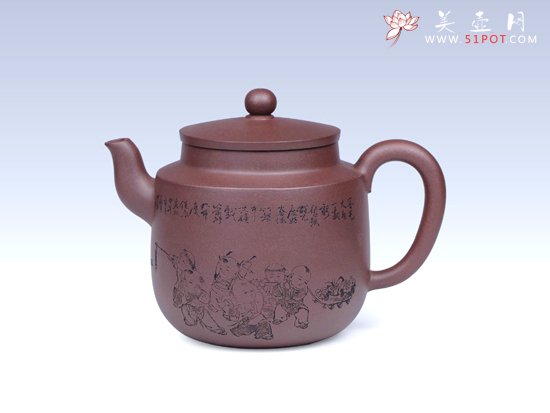 紫砂壶图片：高士壶 - 美壶网