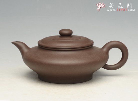 紫砂壶图片：虚扁 - 美壶网