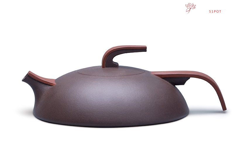 紫砂壶图片：红与黑-与韩美林先生合作 - 美壶网