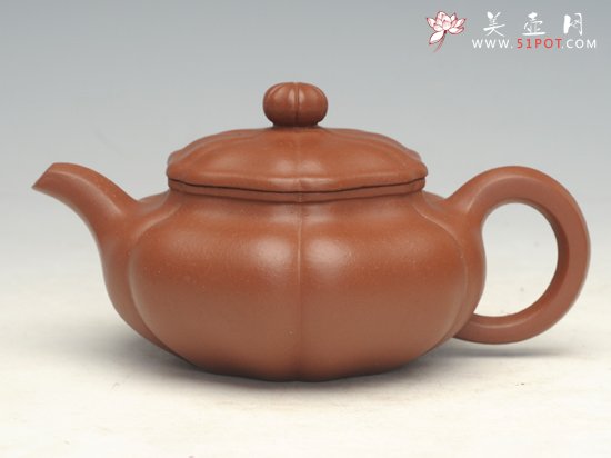 紫砂壶图片：葵仿古 黄龙山原矿... - 美壶网