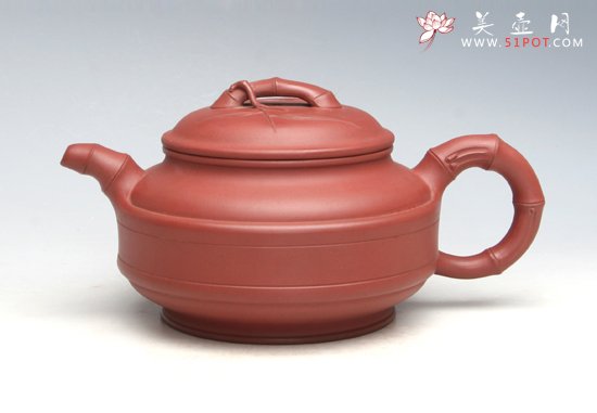 紫砂壶图片：双线竹鼓 - 美壶网