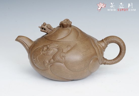 紫砂壶图片：鱼化龙 - 美壶网