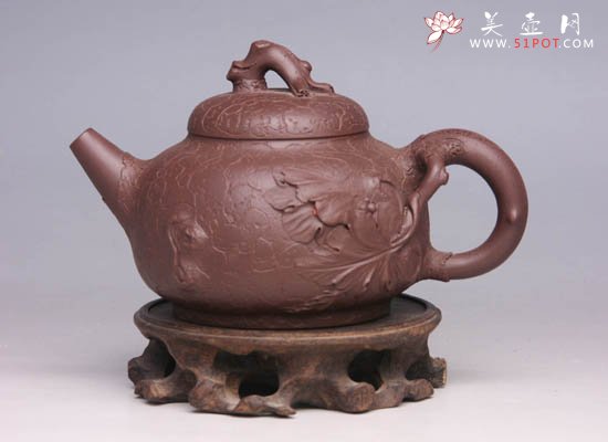 紫砂壶图片：银杏 - 美壶网