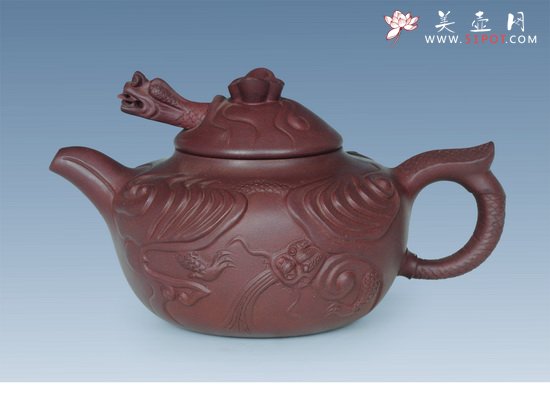 紫砂壶图片：云龙壶 - 美壶网