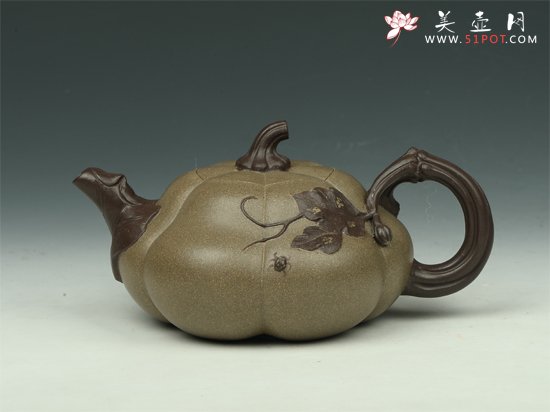 紫砂壶图片：南瓜壶 - 美壶网