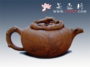 紫砂壶图片：柿壶 - 美壶网