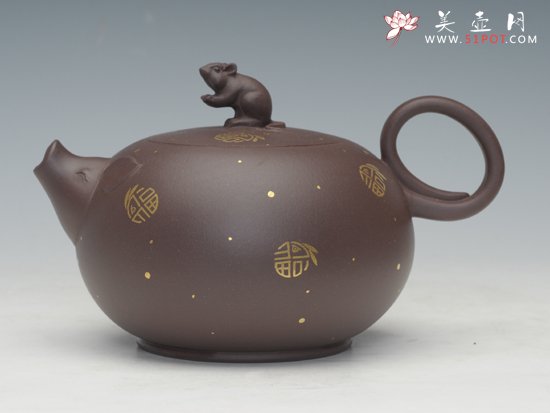 紫砂壶图片：多子多福 - 美壶网