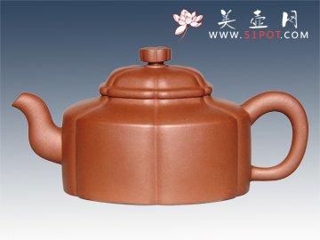 紫砂壶图片：六瓣壶 - 美壶网